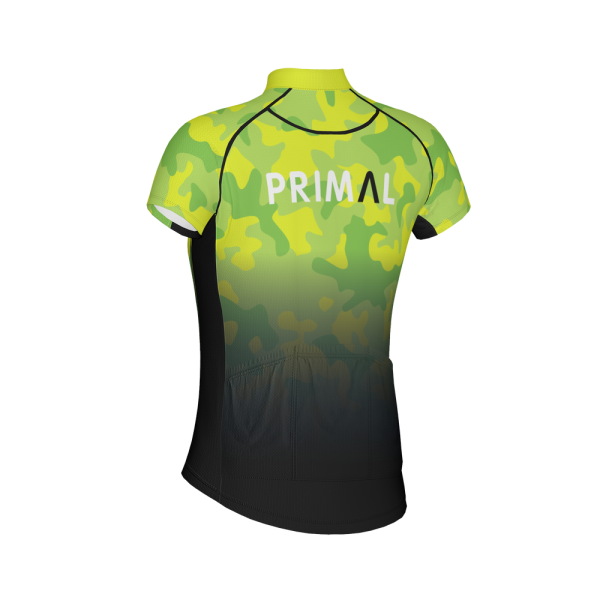 Neon Camo Women's Evo Cycling Jersey Quick-Drying New Release - Image 5