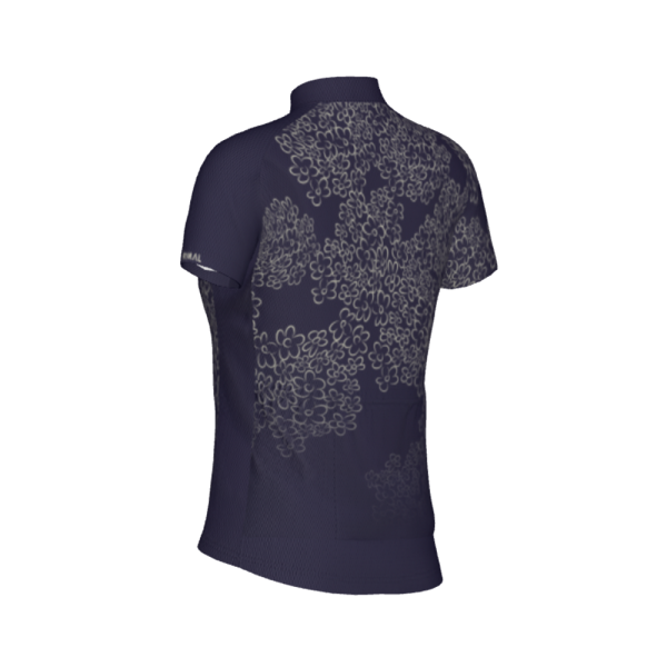 Purple Floral Women's Jersey Quick-Drying New Year Deals - Image 4