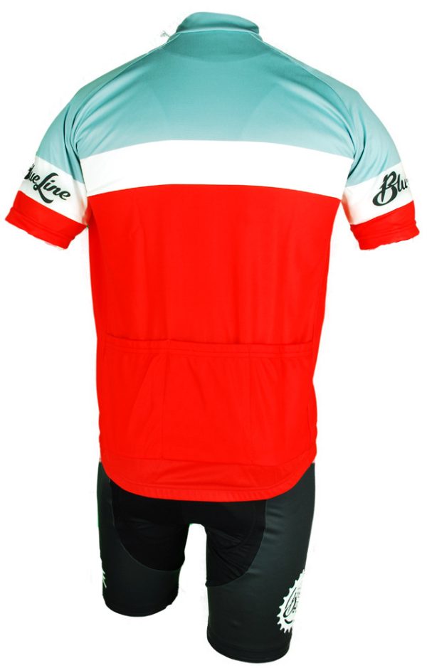 BlueLine Paceline Red Classic FZ Jersey CLOSEOUT - Image 3