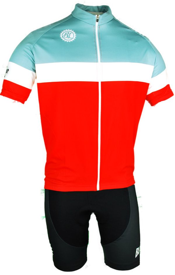 BlueLine Paceline Red Classic FZ Jersey CLOSEOUT - Image 2