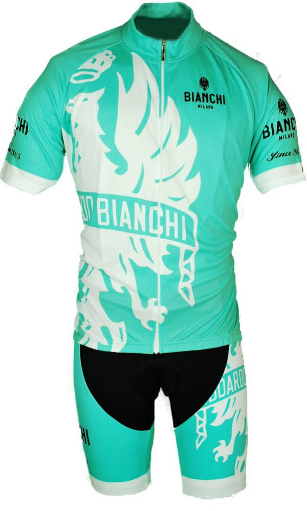 Bianchi Milano Cinca Green White Jersey - Image 2