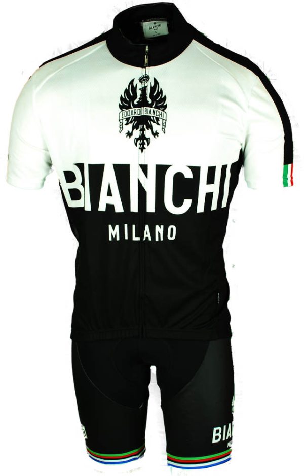 Bianchi Milano Nalon White Black Jersey - Image 2