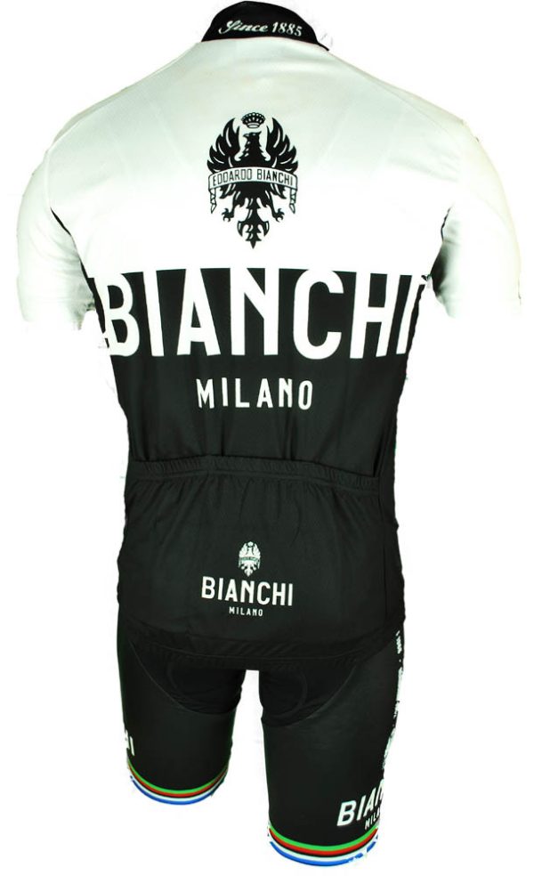 Bianchi Milano Nalon White Black Jersey - Image 3